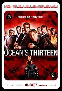 Смотреть онлайн 13 друзей Оущена / Ocean's Thirteen Криминальная комедия 2007 США