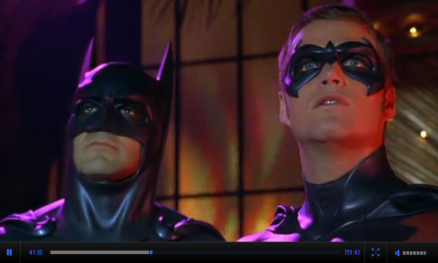 Смотреть онлайн Бэтмен и Робин / Batman & Robin Фантастический боевик 1997 Бесплатно Джордж Клуни